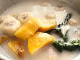 Foto ilustrasi kolak pisang ubi